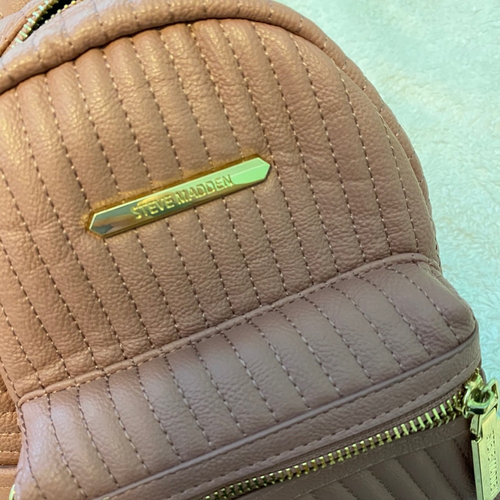 pink steve madden small backpack